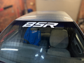 BSR window sticker,banner