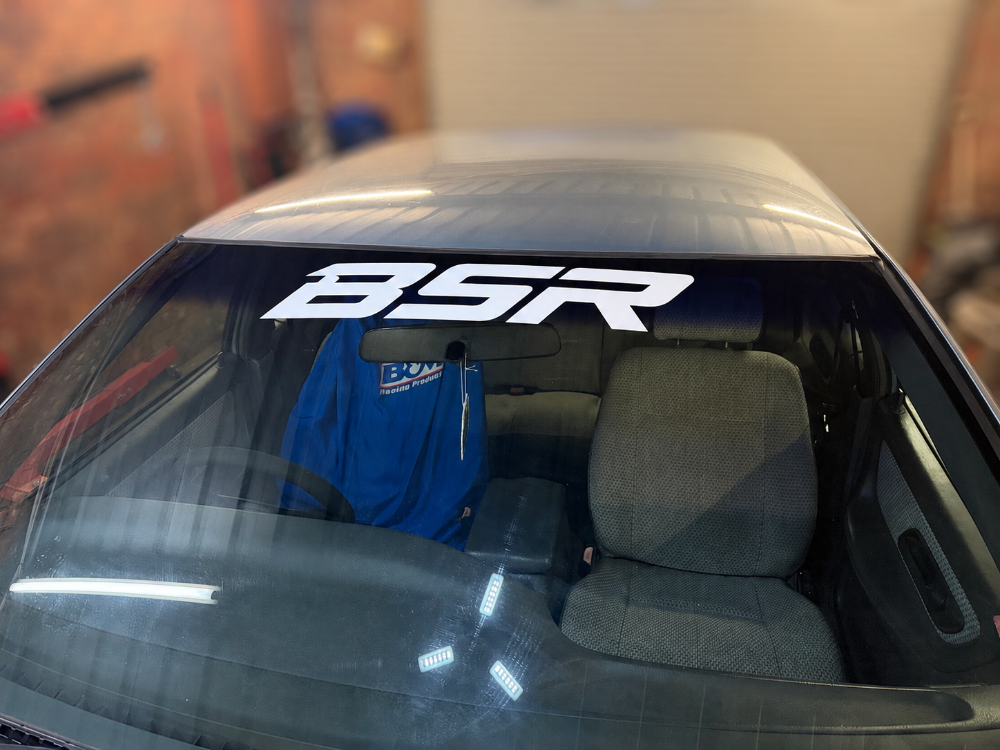 BSR window sticker,banner