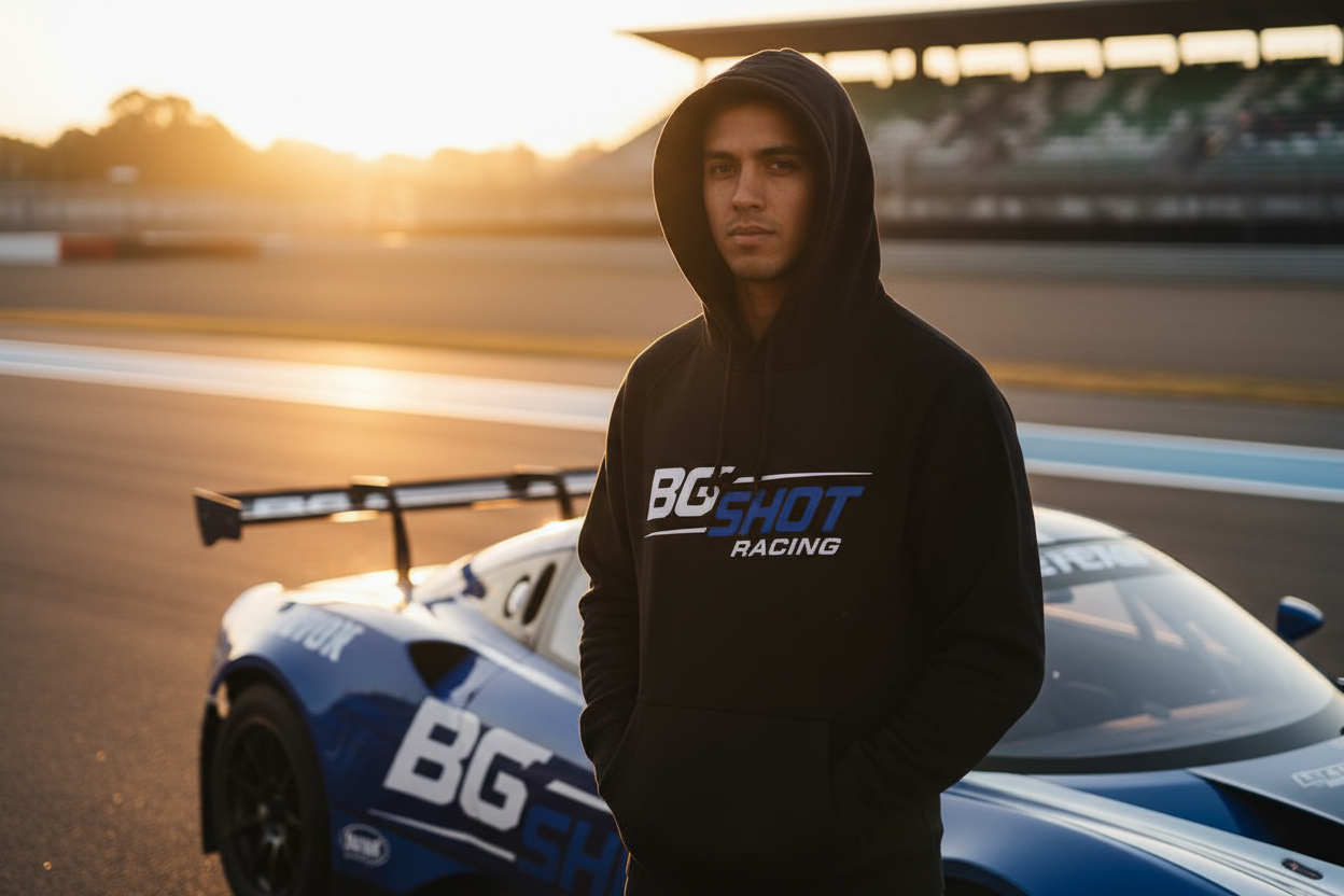 BSR Hooded Jumper - Racetrack Lifestyle